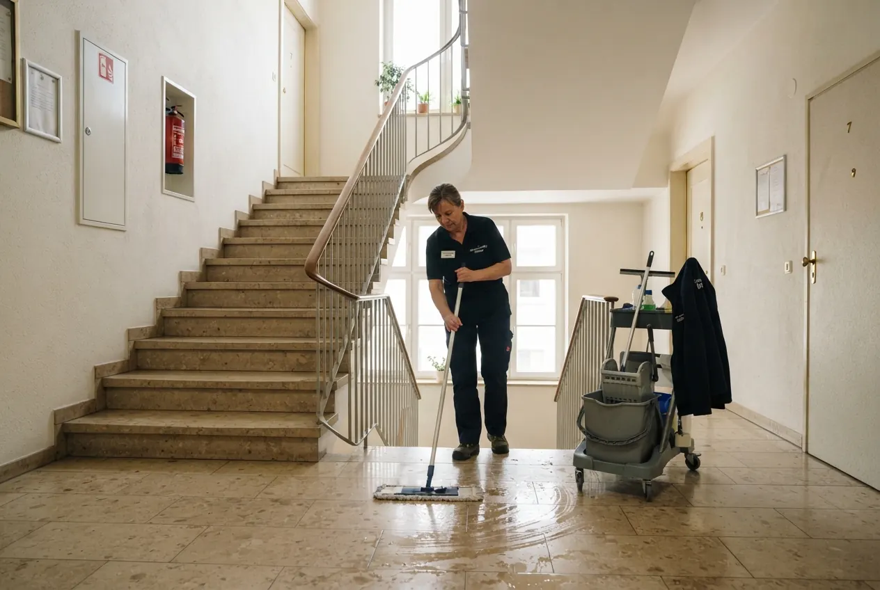 Treppenhausreinigung durch Kassel Klarhaus – Gebäudereinigung in Kassel
