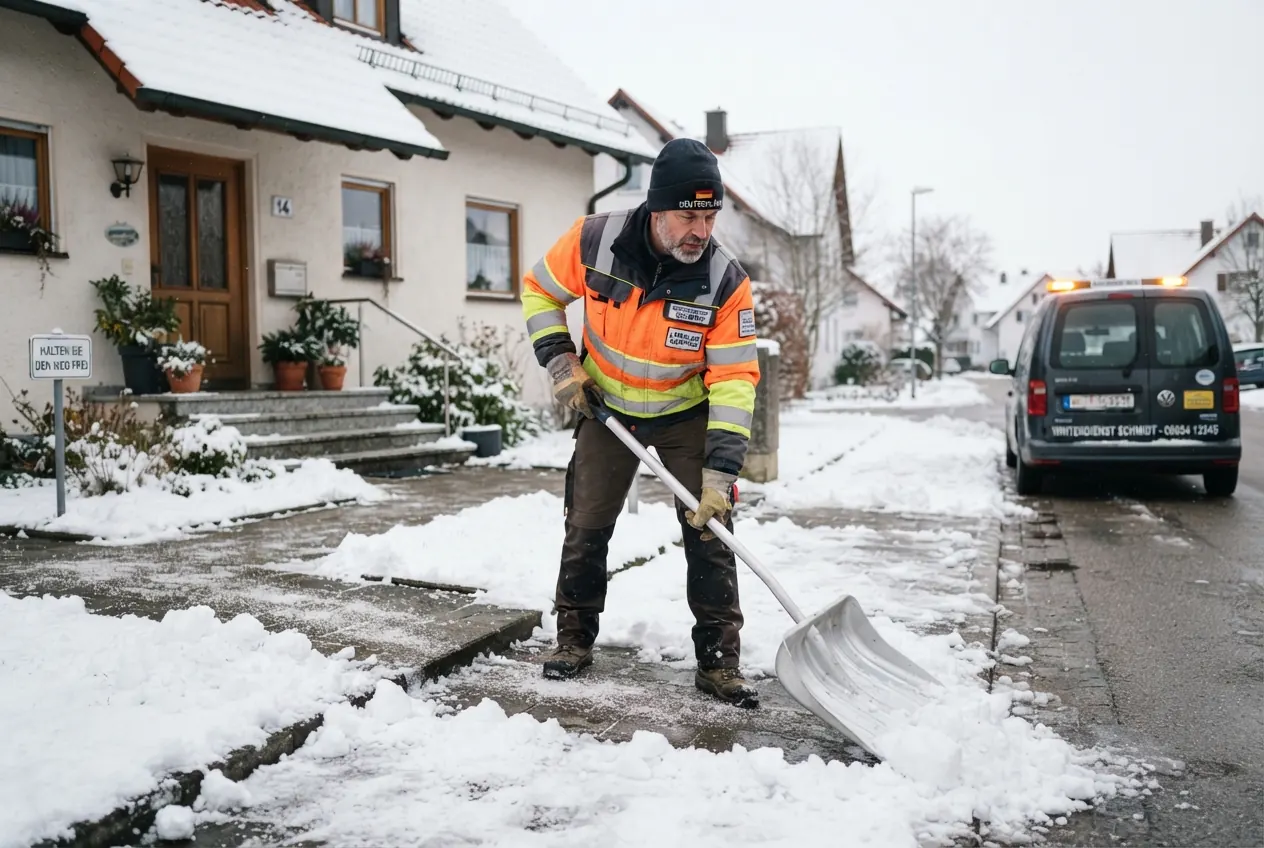 Winterdienst für Grundstücke und Gehwege durch Kassel Klarhaus in Kassel