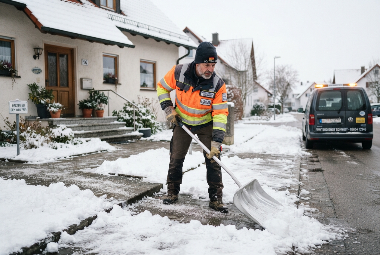 Winterdienst für Grundstücke und Gehwege durch Kassel Klarhaus in Kassel