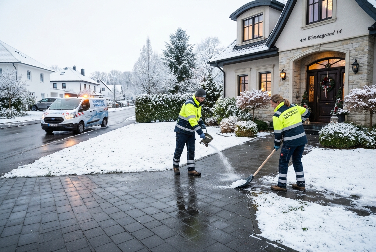 Winterdienst und Schneeräumung durch Kassel Klarhaus in Kassel
